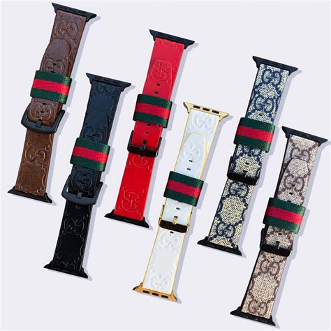 apple watch 8 gucci band|gucci apple watch band real.